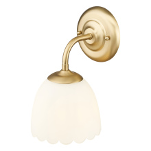Golden 6954-1W BCB-OP - Golden Lighting Dorinda 1-light Wall Sconce in Brushed Champagne Brass